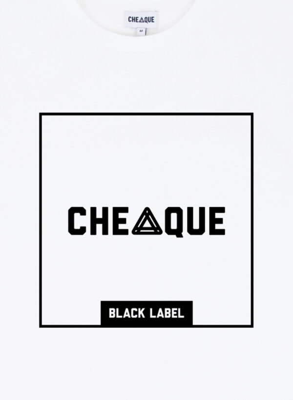 CHEAQUE BLACKLABEL BLOCK WHITE TEE