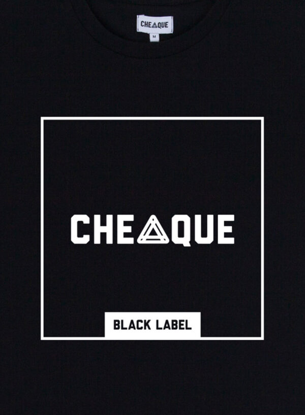 CHEAQUE BLACKLABEL BLOCK BLACK TEE
